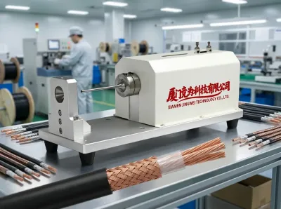 Automatický stroj na řezání opletených stínění pro odstranění stínicí sítě kabelů JW-1158X