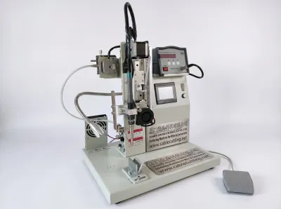 Poloautomatický pájecí stroj 280W pro vodiče a konektory WPM-141 - Poloautomatický pájecí stroj