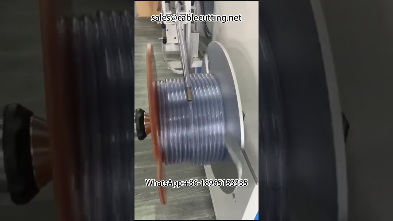 Tube and Wire Winding Machine with Metre Counting | Automated Coiling System