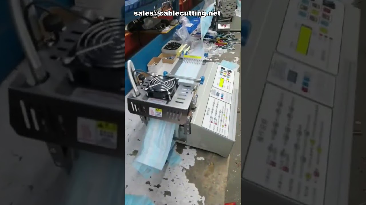 Automatický stroj na řezání lan a pásů – horké nože pro čistý a přesný řez