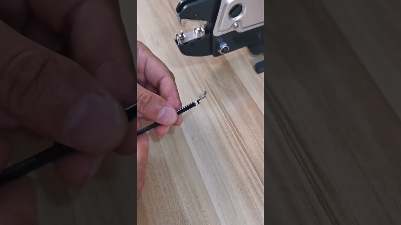 Pneumatic Terminal Crimping Machine Fast and Easy Flag Terminal Crimping #factory #machine