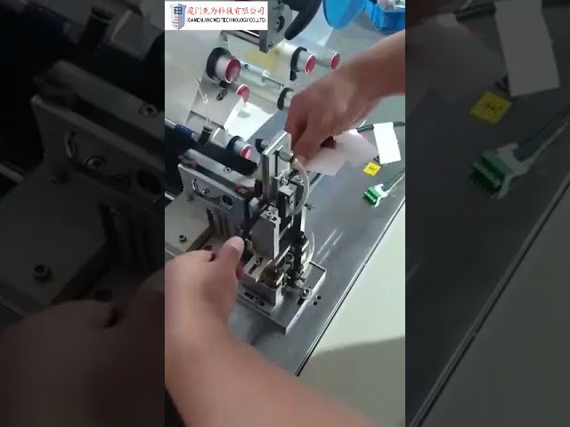 Stroj na páskování, popisování a balení kabelů | Automatizace výroby svazků