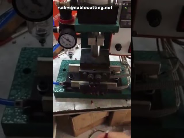 Electric heating Vertical Wire Stripping,Wire Stripping Machine,Cable Stripping Machine mp4