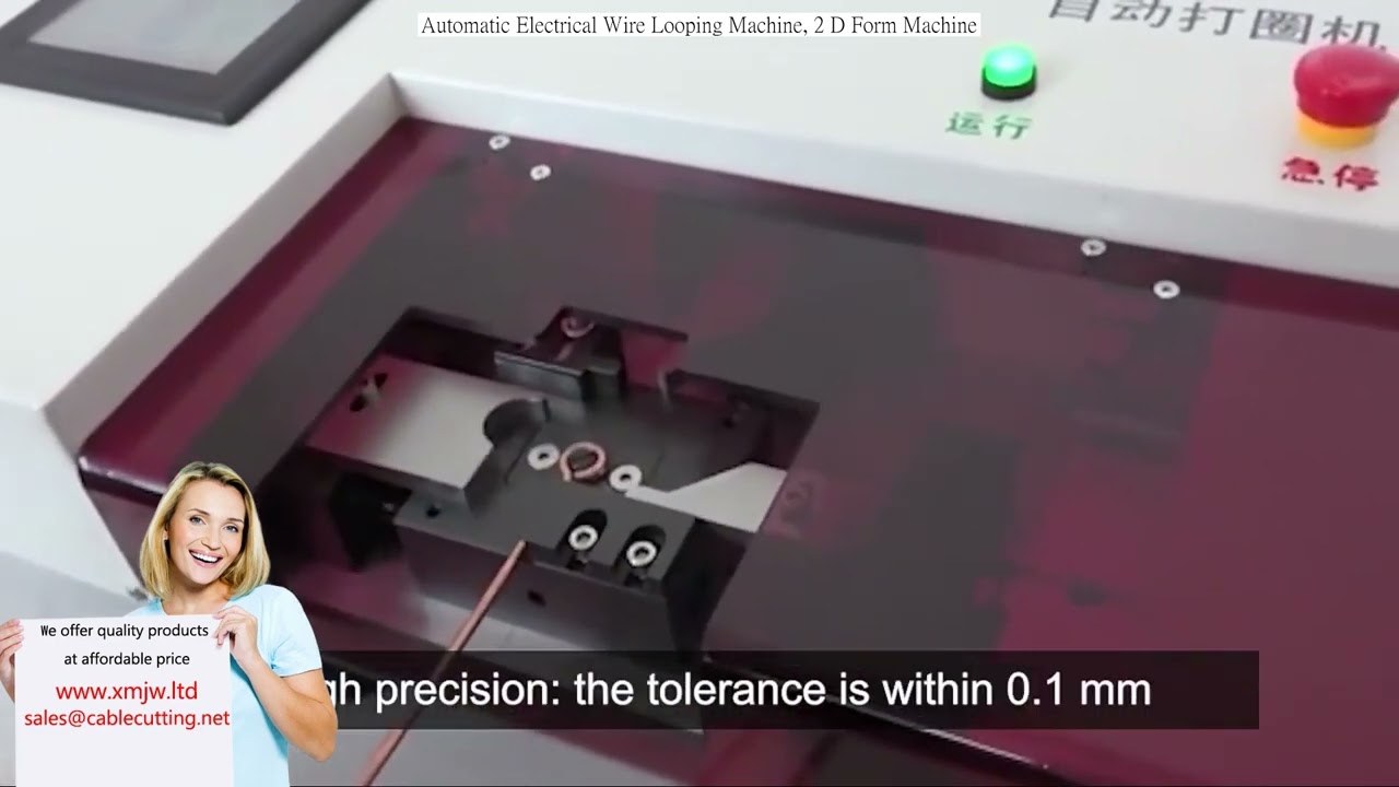 Automatic Electrical Wire Looping Machine, 2D Form Machine