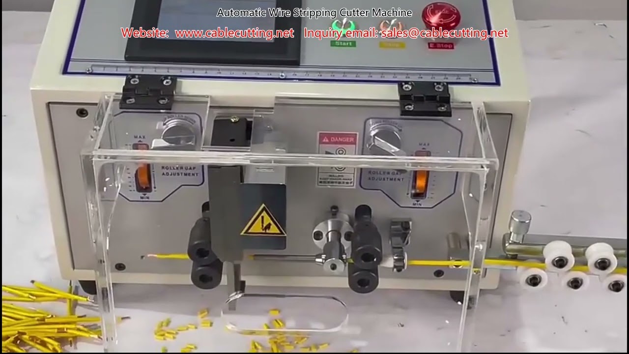 Automatický stroj na odizolování a řezání kabelů – vysoká rychlost a přesnost