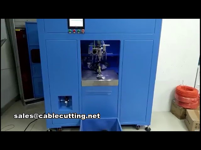 automatic 8 shape cable winding bundling and tying machine
