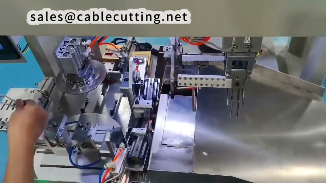 Automatic Power Cord Winding and Silicone Ring Inserting Machine