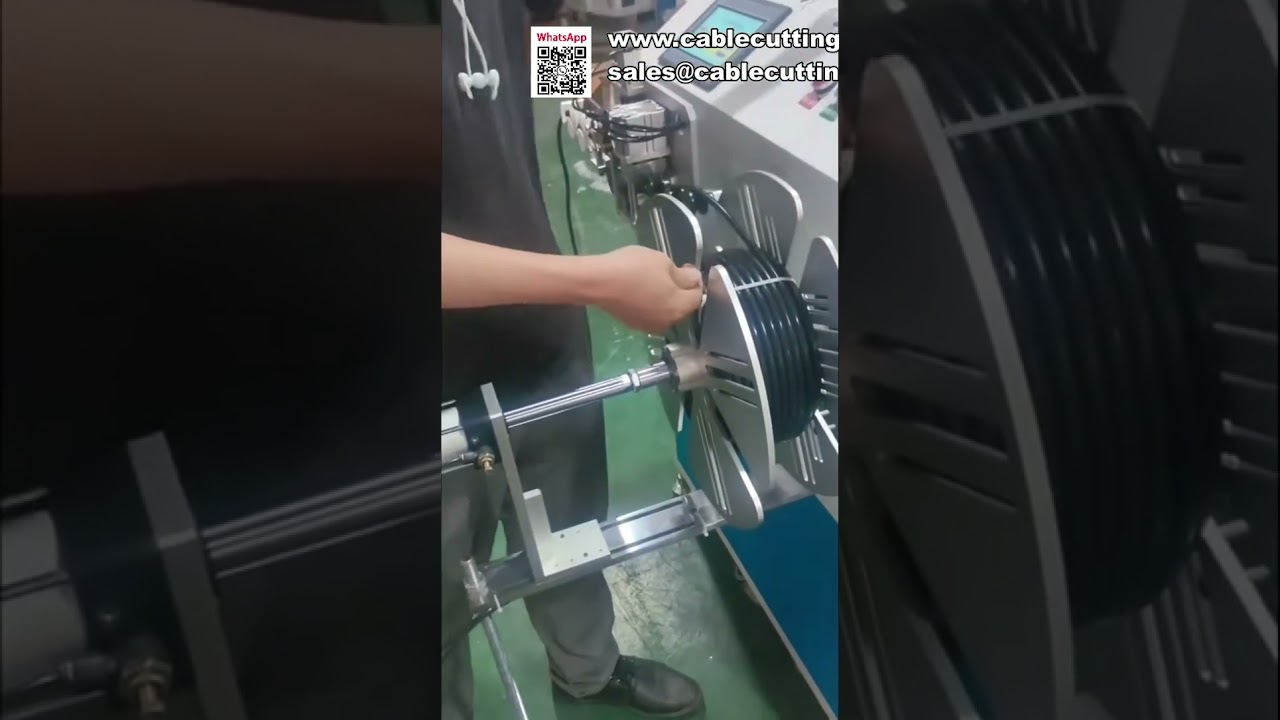 Automatický stroj na navíjení drátů a přesné měření metráže hadic a kabelů