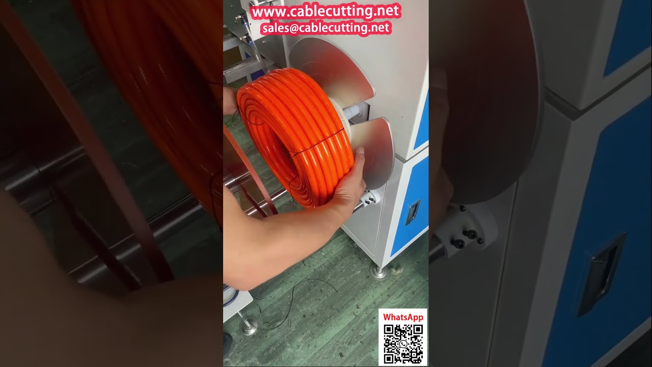 Enrouleuse Compteuse à Alignement pour Tuyau Haute Pression Tressé