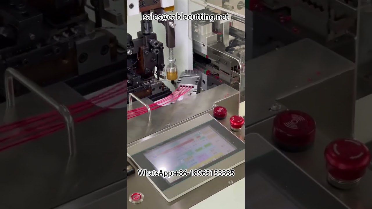 End Tinning Machine #machine #cablewirestrippingmachine #factory #wirestraighteningcuttingmachine