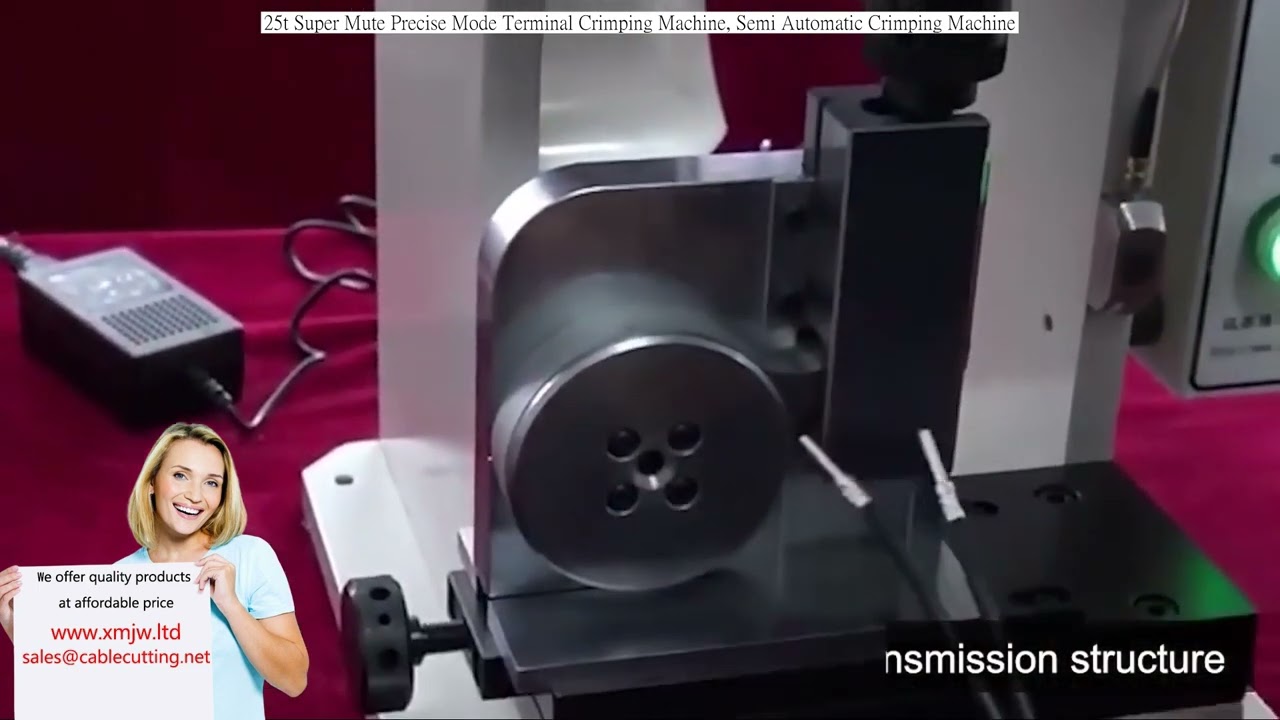 25tunový supertichý přesný krimpovací stroj na terminály | Poloautomatický krimpovač
