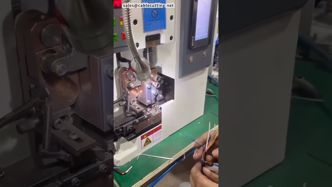 Elektrický stroj na odizolování a krimpování drátů PH20 – tichý provoz