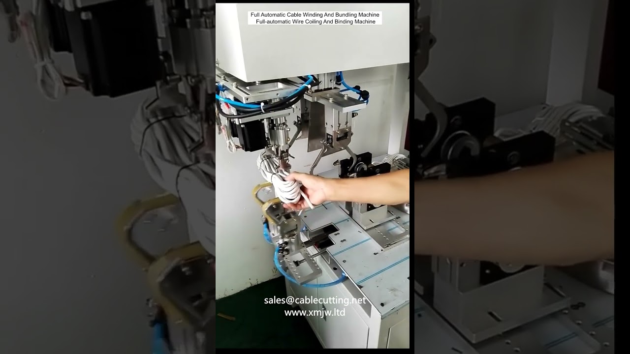 Plně automatický stroj na navíjení a svazování kabelů | Automatické vinutí a vázání drátů