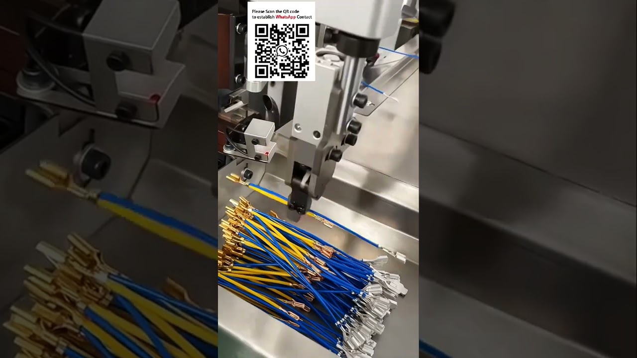 Plně automatický třívodičový krimpovací stroj – Automatizační zařízení
