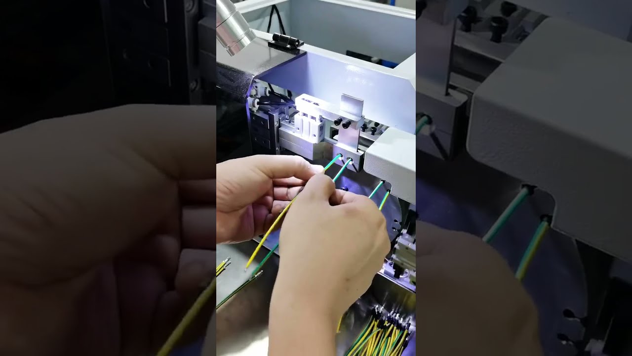 Heat Shrink Tube Heating Machine Working Video Display Equipment #factory #machine