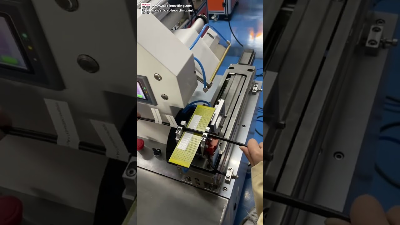 Automatický stroj na etiketování kabelů s inkoustovou tiskárnou – skládací etiketovač drátů a kodér
