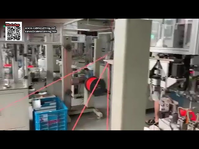 Plně automatický navíjecí stroj pro balení šňůr na visačky