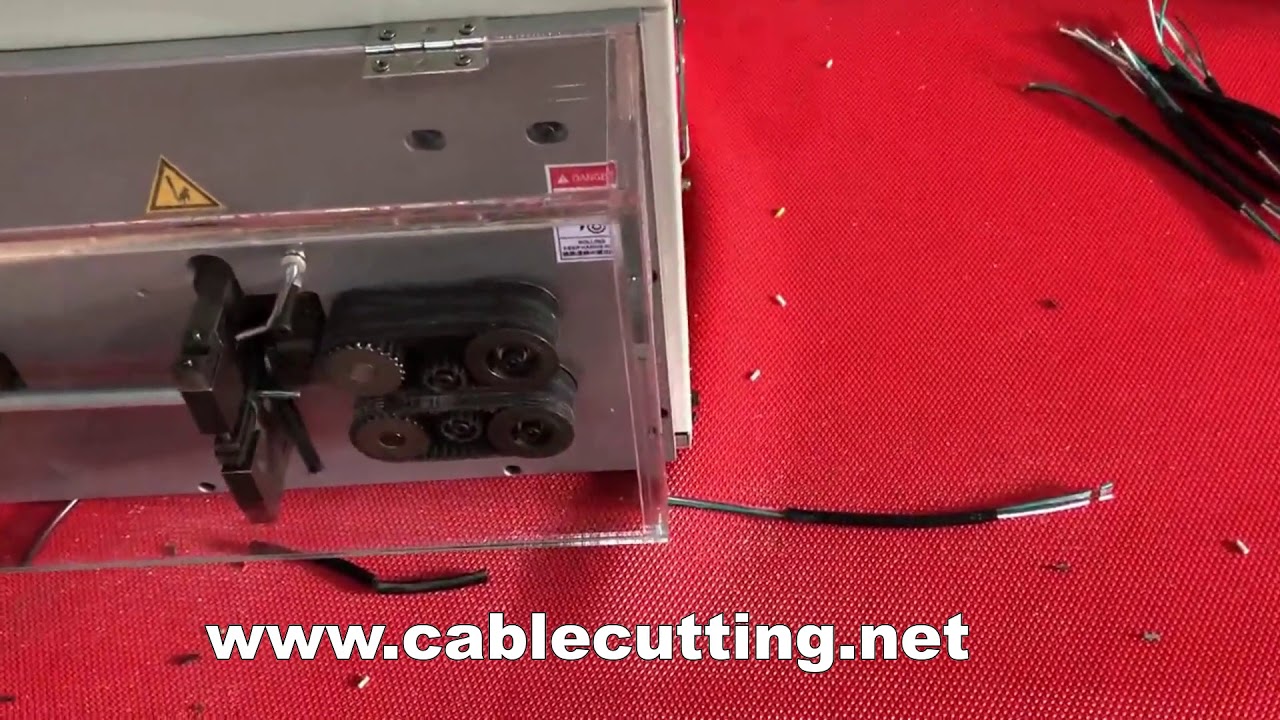Stroj na odizolování a řezání drátů a kabelů | Efektivní průmyslové řešení | www.cablecutting.net