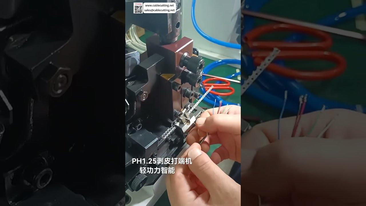 Stroj na odizolování a krimpování vodičů | Spolehlivý lis na terminály s vysokou rychlostí