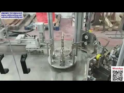 Automatický stroj na svazkování vodičových pásek pro izraelského klienta – ve výrobě