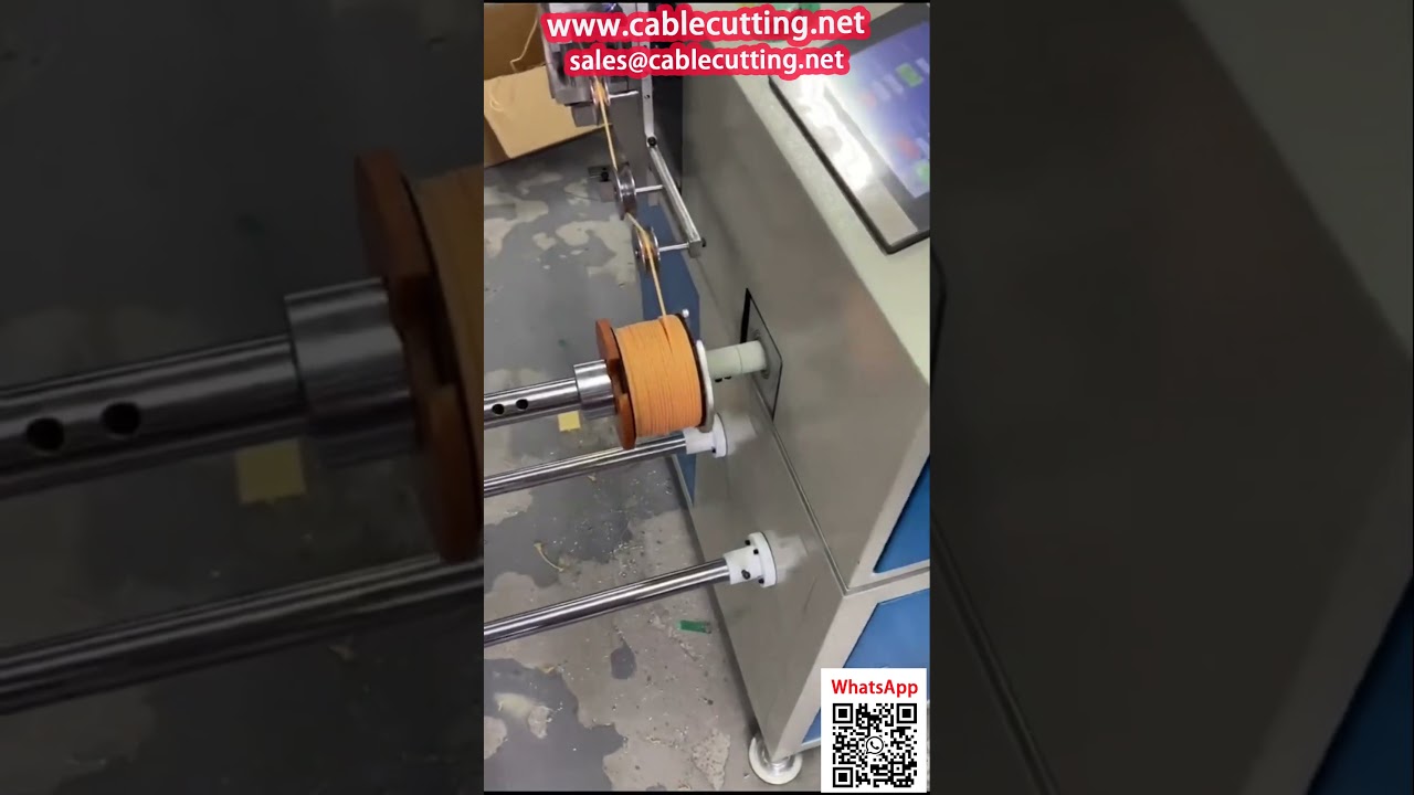 Прецизионная намотка хлопкового шнура с укладкой и счетчиком метража