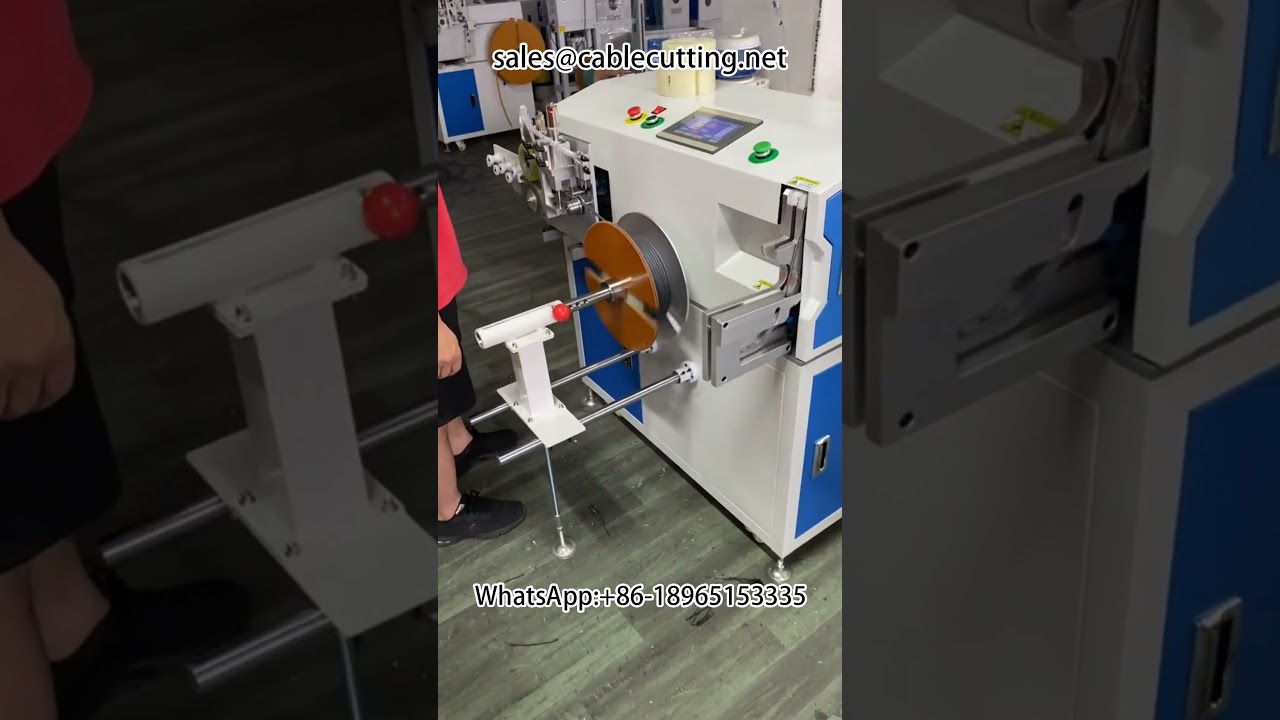 Automatic metre counting sorting cutting winding and tying all in one machine to line up neatly#diy