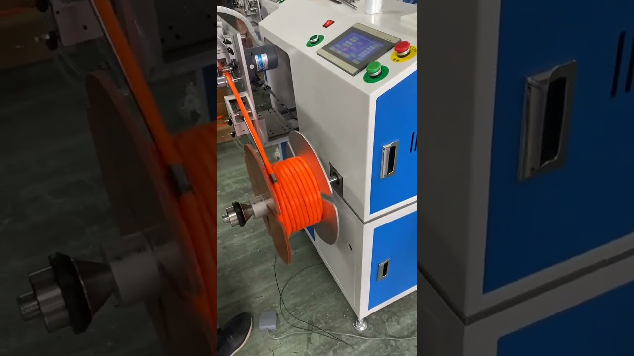 Automatic Meter Counting, Sorting, Cutting & Tube Coiling Machine for Various Hoses #automobile
