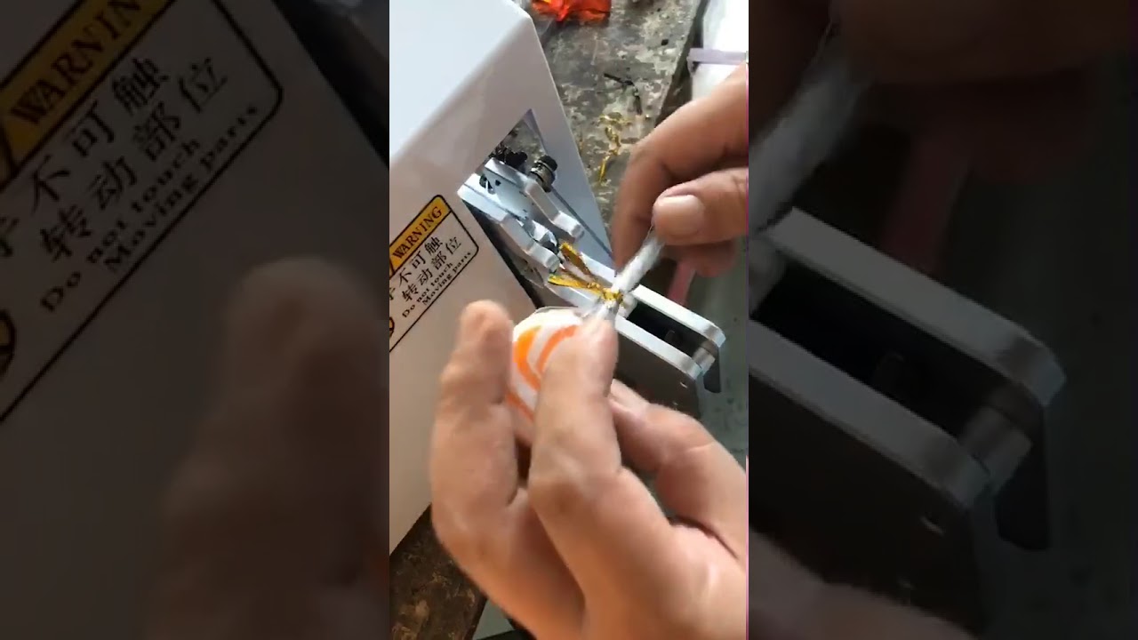 Automatický stroj na zlaté drátěné twist ties pro plastové sáčky | Efektivní balení