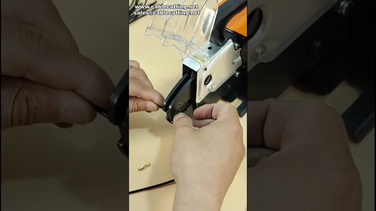 Profesionální elektrická krimpovačka drátů – rychlé a přesné spoje