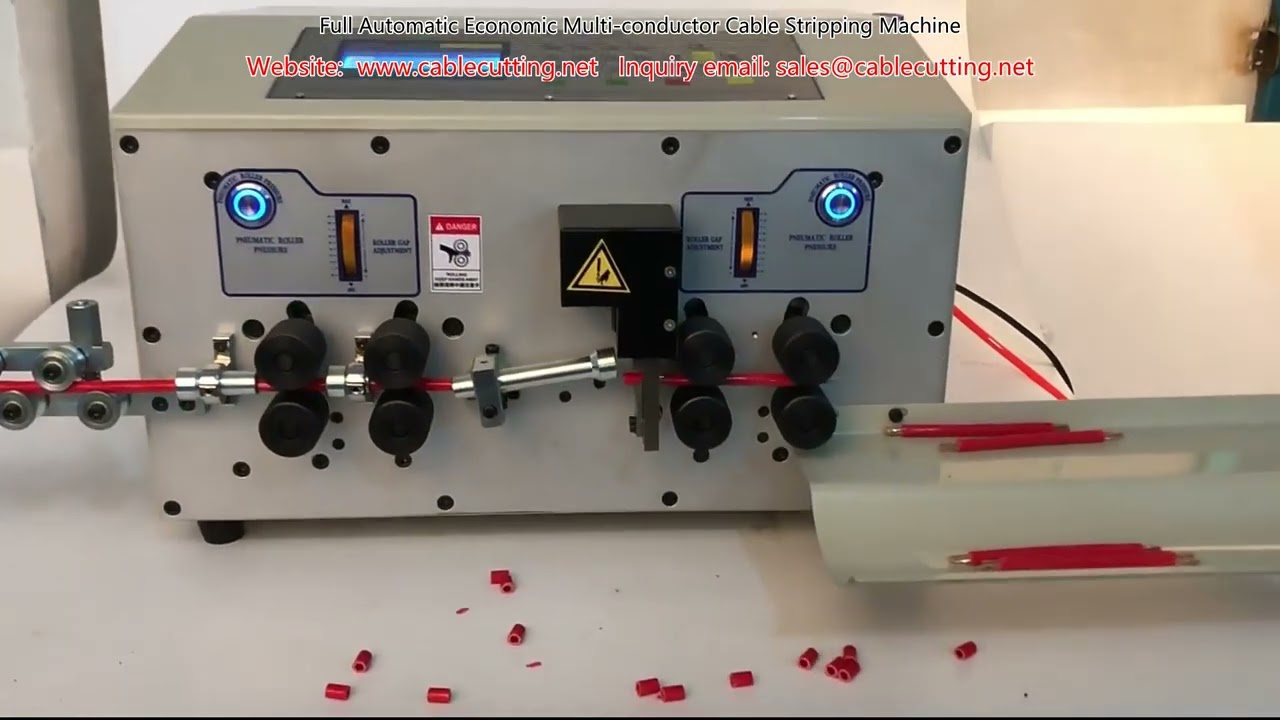 Plně automatický ekonomický odizolovací stroj na vícežilové kabely