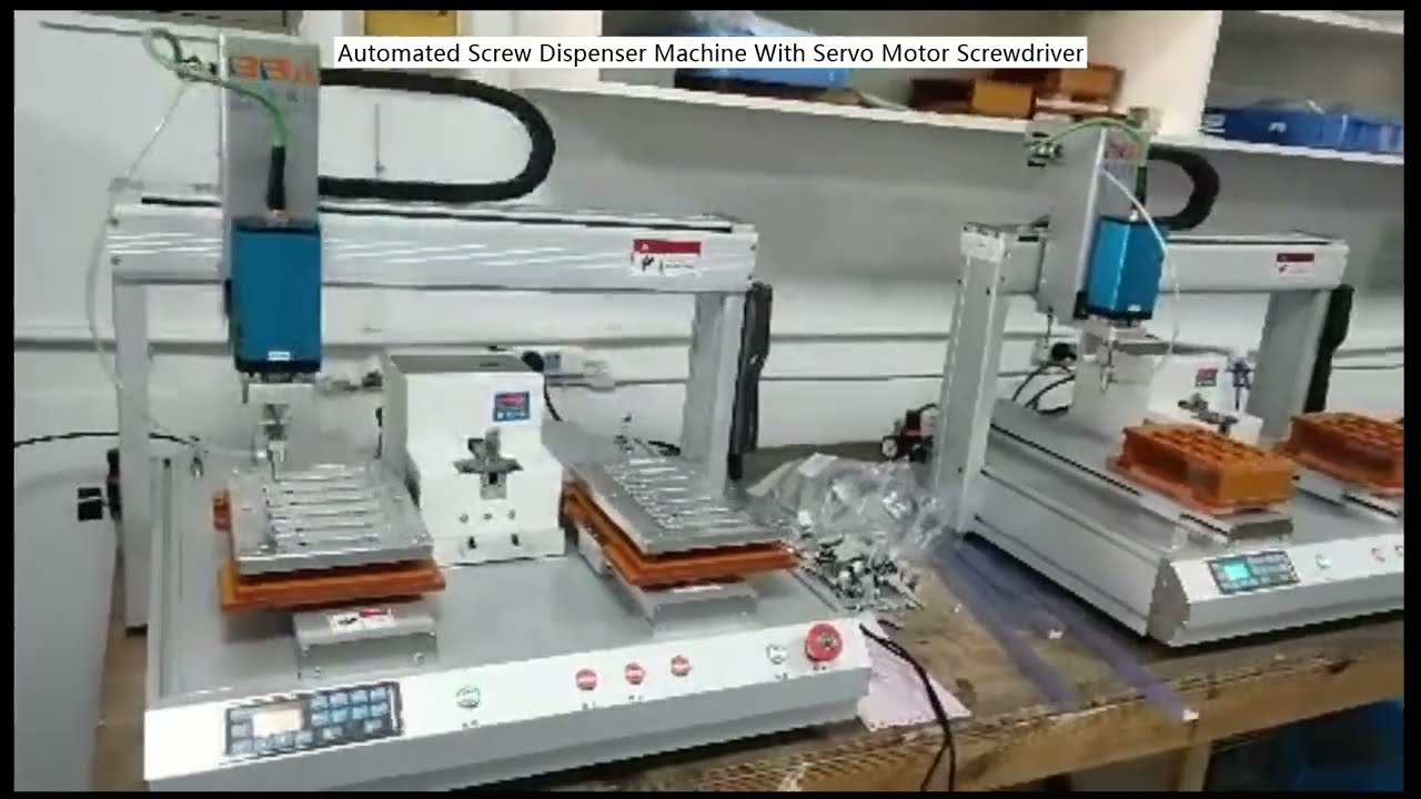 Automatický dávkovač šroubů se servomotorovým šroubovákem