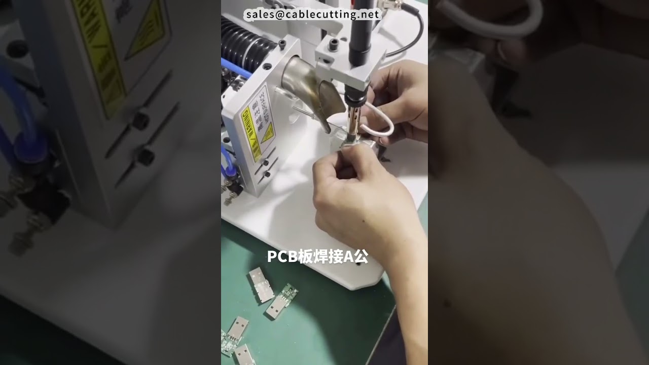 Pájecí stroj a zařízení na výrobu kabelových svazků – představení