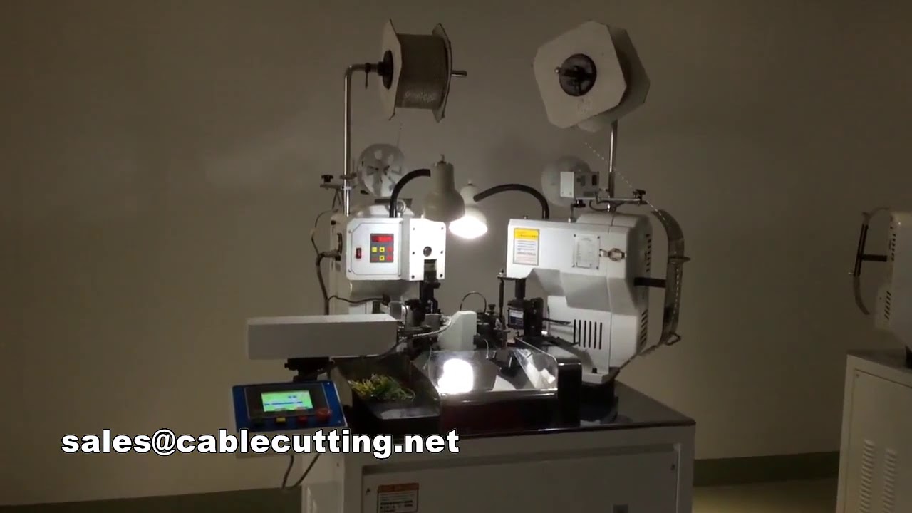 18# 200mm Plně automatický krimpovací stroj na terminály se servosystémem