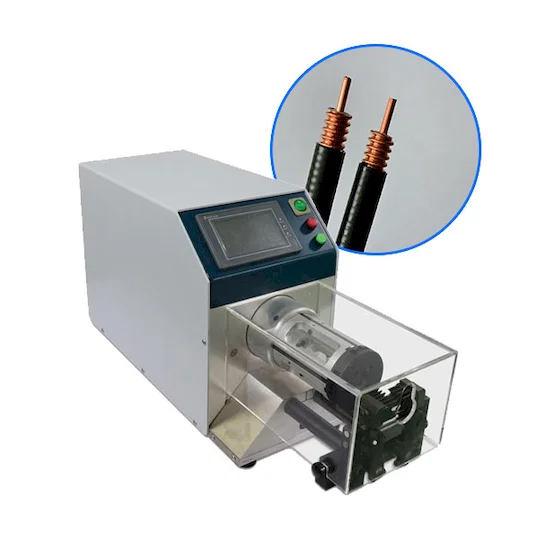 Poloautomatický stroj na odizolování koaxiálních kabelů WPM-8608