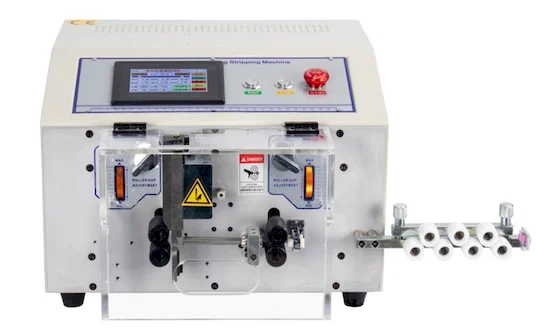 Ovládání dotykovou obrazovkou, automatická jednotka pro stříhání a odizolování kabelů WPM-SDBS - Automatický stroj na odizolování vodičů